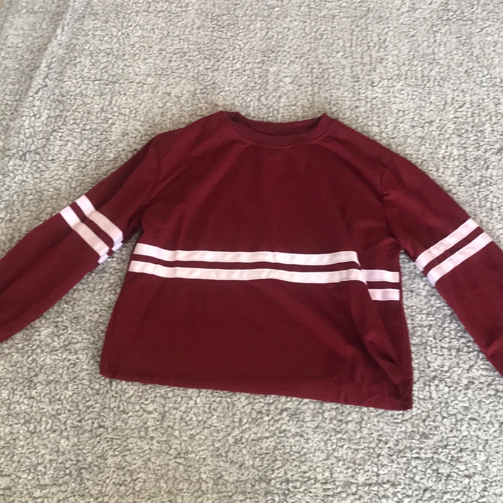 simple long sleeve crop top